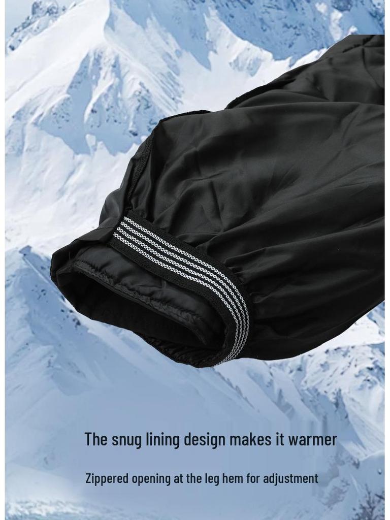 Women's Waterproof Outdoor Ski Suit - Micro Flare Ski Pants with Extra Cotton for Hiking and Skiing