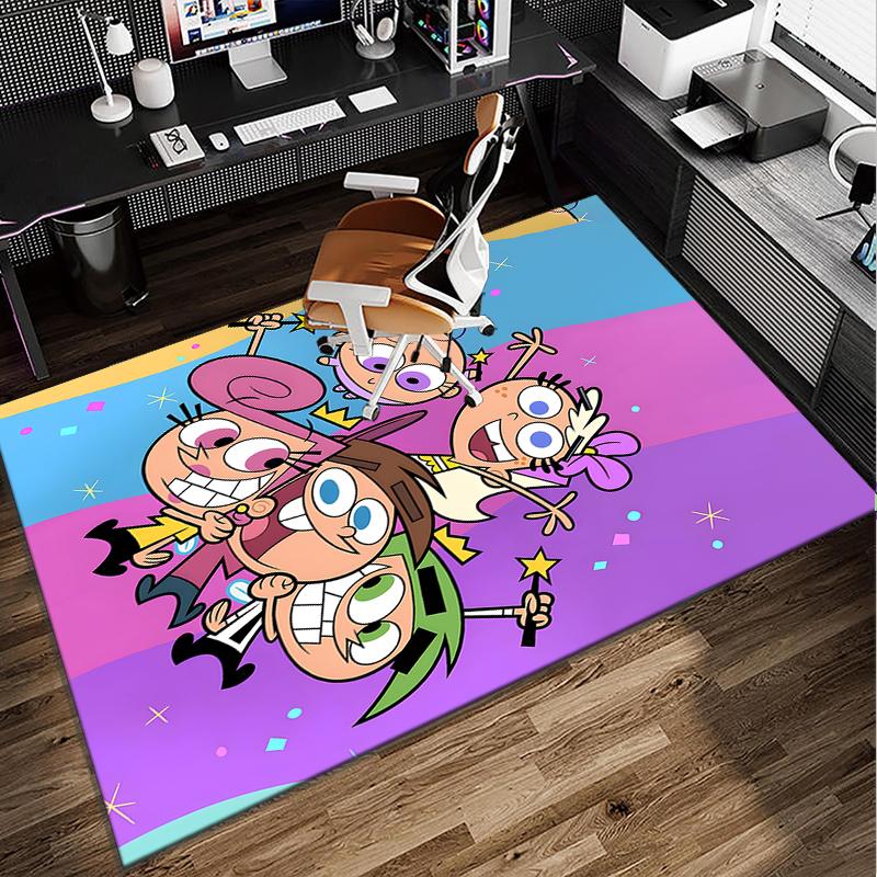 Magical Friendship Timmy Adventure Office Rug Chair Mat, Game Carpet, Suitable for Front Door, Bedroom, Living Room, Desk, Holiday Gift