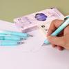 4-Pack Soft Grip Erasable Gel Pens - Quick-Drying, Click-Action Stationery for Students and Office Use