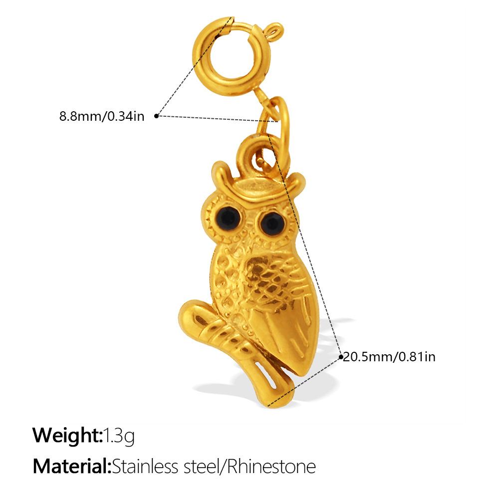 Personalized Fashion Owl Flying Pig Animal Series Jewelry Buckle Pendant Diy Jewelry Accessories