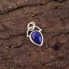 Pear Lapis Lazuli Stone 925 Sterling Silver Artisan New Anniversary Gift Pendant PP-56-34