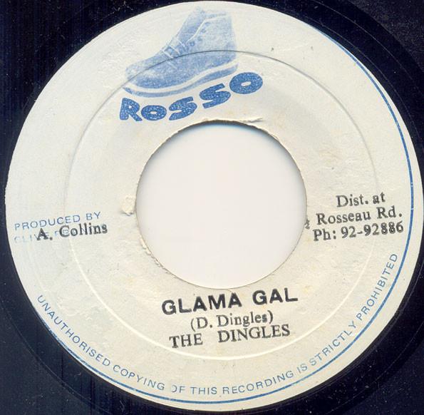 

7inch Record DINGLES Glama Gal NONE Rosso Jamaica Reggae Ska Dub Used