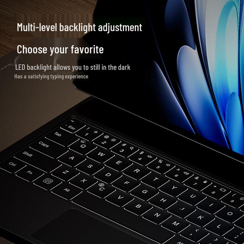 Kustar Magnetic Smart Touch Keyboard Case for Vivo/iQOO Pads