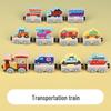 Magnetic Train Toy for Kids - Iron Educational Building Blocks Track, Suitable for Ages 1-6.