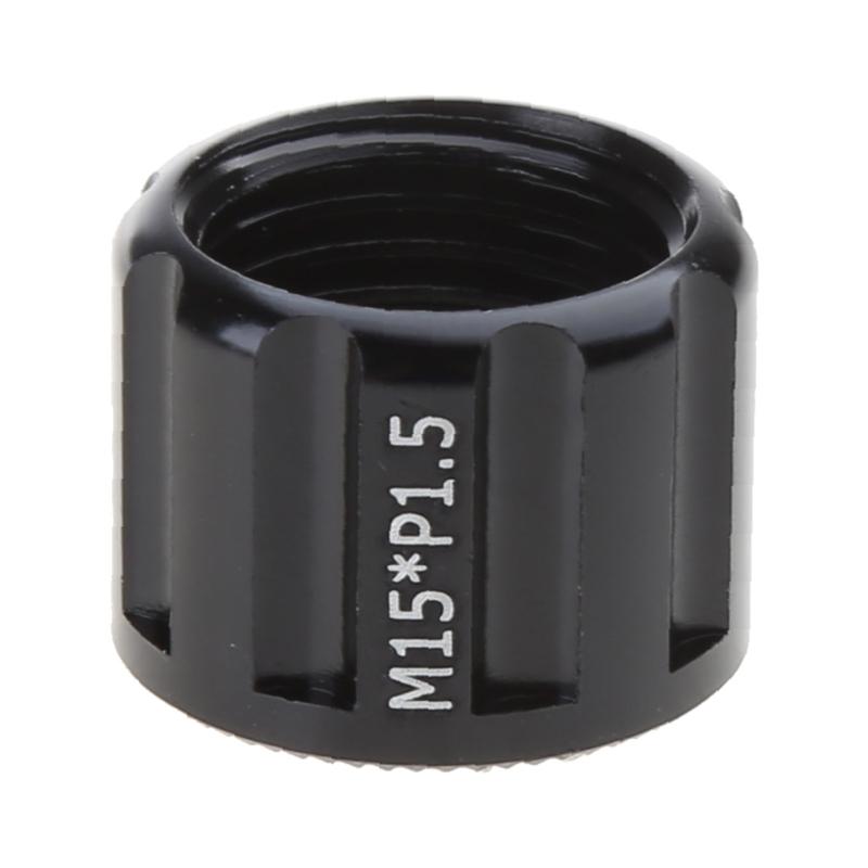 Bike Hubs Tube Shaft Skewer Cap Bicycles Thru Axles Screw Nut Aluminum-Alloy Bike Wheel Flanges Axles Nut Replacement