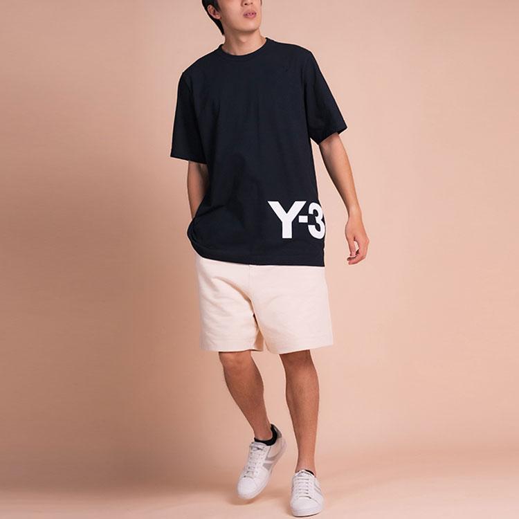 Y-3 Ch1 Large Logo Tee Black Men Tops HG6093