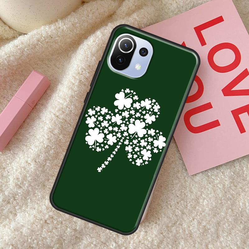 Ireland Shamrock Lucky Case For POCO X5 X3 X4 F5 Pro F3 F4 GT C40 M5s Phone Cover For Xiaomi 13 11T 12T Pro 12 Lite
