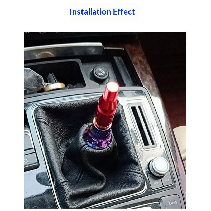 Universal Car Auto Aluminum Gear Shift Knob Adapter For Non Threaded Shifters