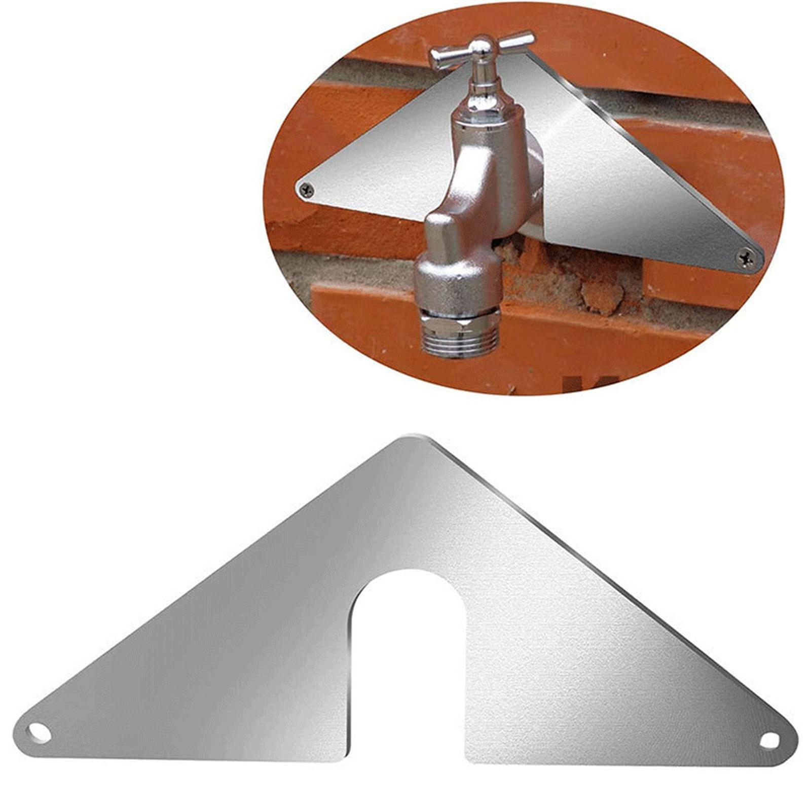 

Монтажная пластина для установки смесителя, Металлический кронштейн для шланга смесителя, Легко устанавливается, Подходит для большинства внутренних и наружных смесителей one size серебряный