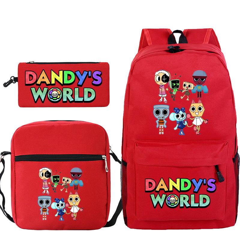 New Dandy's World Game Merchandise Cartoon Print Children's Backpack Cross-border Large-capacity Student Schoolbag