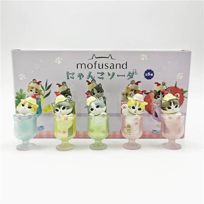 Mofusand Cat Blind Box Shark Cat Mini Anime Figures Cup Series Ornaments Dolls Fans Children Holiday Birthday Gift Toy