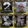 American singerLady G-Gaga Cushion Cover Home & Car Dual-Scene Pillow Cover: Reversible for Premium Comfort
