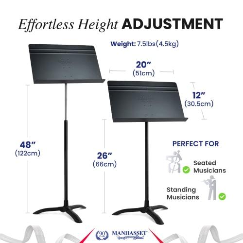 Manhasset M48 Symphony Music Stand, Black