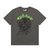 New Trendy Spider Web Print Short Sleeve Men's T-Shirt - Celebrity Style