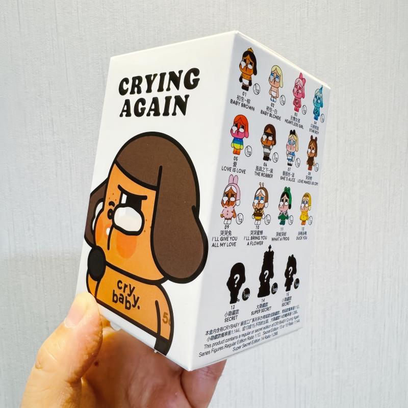 Crybaby Crying Again Series Figures Mystery Box 1pcs Blind Box Figure Handmade Blind Box Trendy Fashion Toy Gift