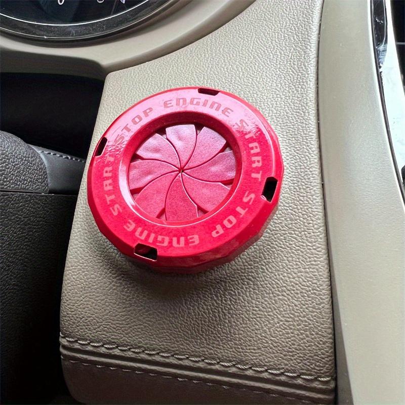 Decorative Cover for The One-Button Start Knob of And Motorcycles, A Personalized Ignition Ring for Car Interior Additions