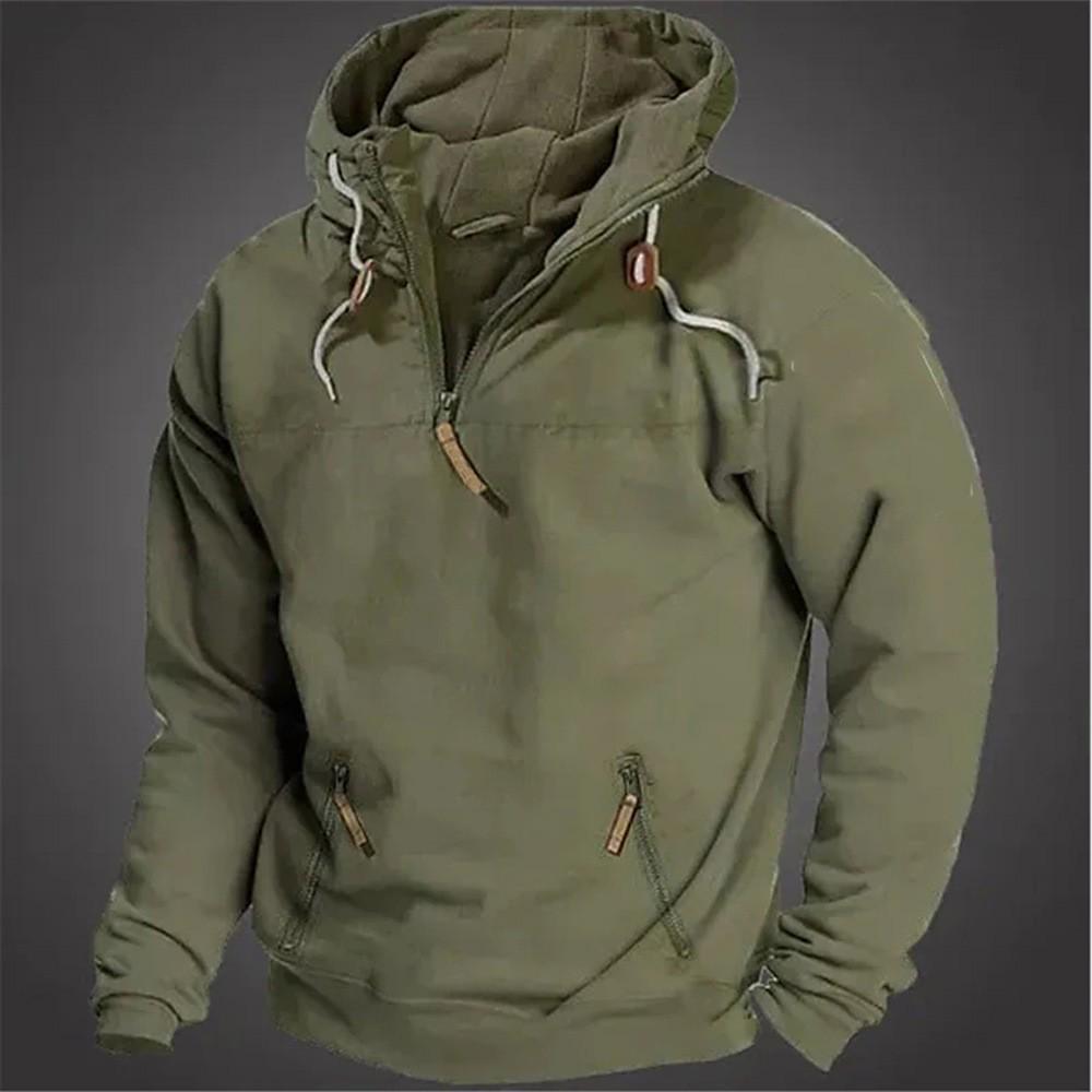 2023 Autumn/Winter Men's Hooded Sweatshirt: Youthful, Casual, and Loose-Fit Jacket