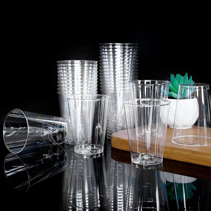 Disposable 300ML Transparent Plastic Cups