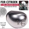 Hight Quality Gear Shift Knob Manual 6/5 Speed Gear Shift Knob Plastic For Citroen C5 2001-2008 Peugeot 407 RCZ Shifter Handle