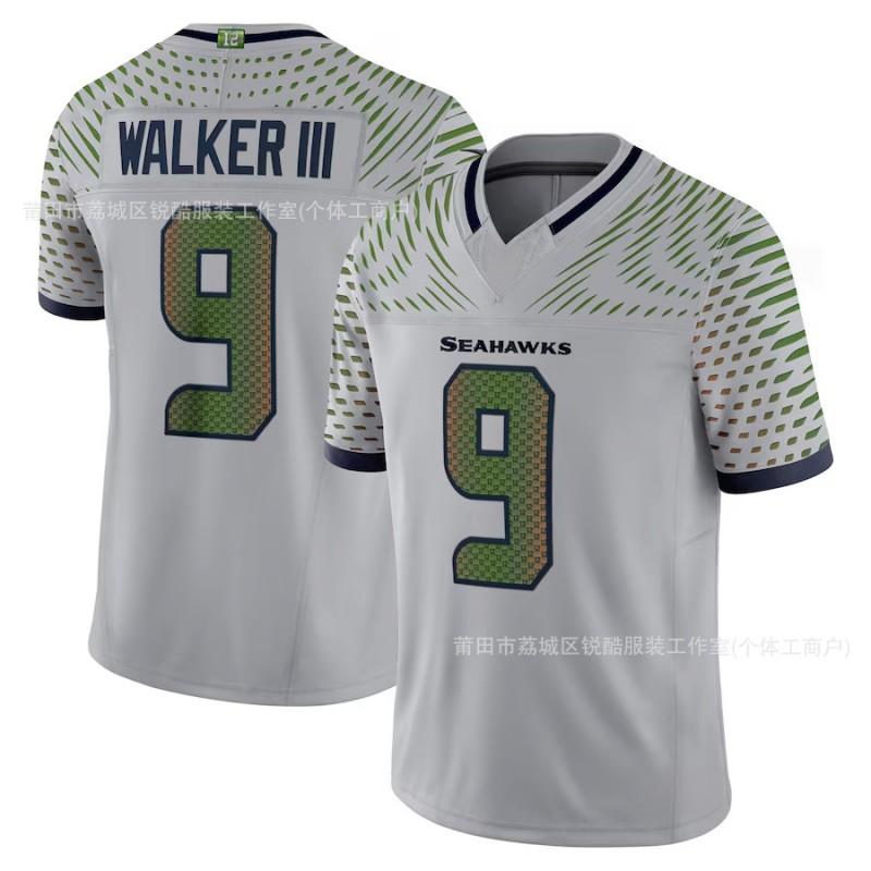 Seattle Seahawks NFL Fotbalový dres Unisex pro dospělé Sportovní oblečení Týmové fanouškovské oblečení Podzim Zima