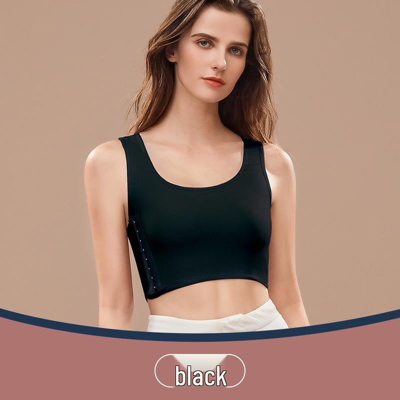Women's Summer Chest Binding Vest - Minimizes Bust, Anti-Nipple Show, Body Shaping, Sports & Cosplay