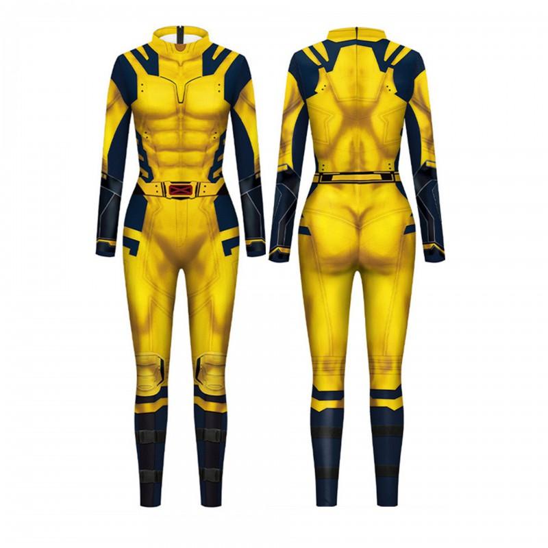 Deadpool Wolverine Cosplay Hoodie Digital Print Unisex Long Sleeve Sweatshirt Fans