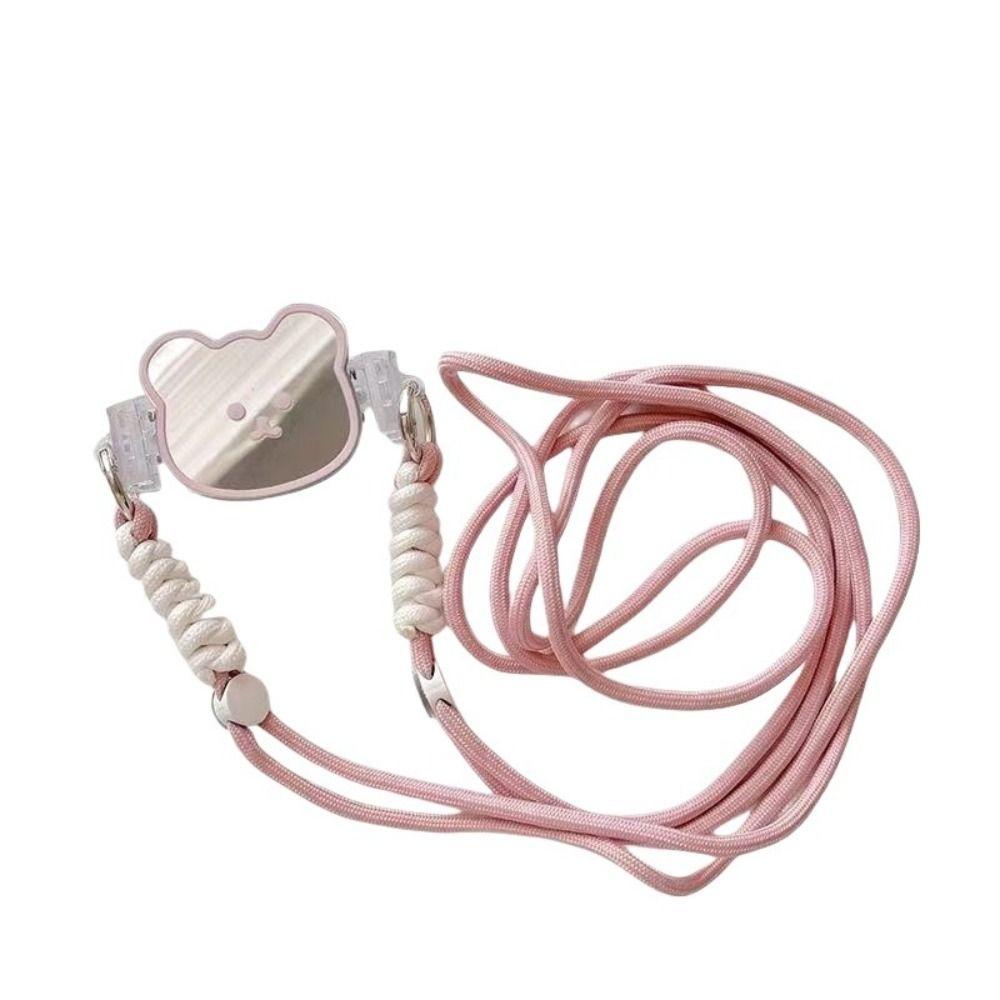 

Heart Shape Rabbit Phone Clip Lanyard Detachable Phone Stand Back Clip Lanyard Phone Chain style A