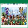 Roblox Boys' Game Birthday Party Decoration Banner 5x3 Ethylene Photography Backdrop Cloth