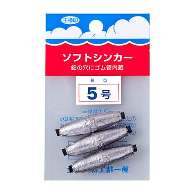 Daiichi Seiko Angelgewicht Soft Sinker Long Typ 5 23007 Silber