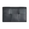 Intreccio Woven Calfskin Card Holder Men Accessories Slate Pine 814653V5FD12080