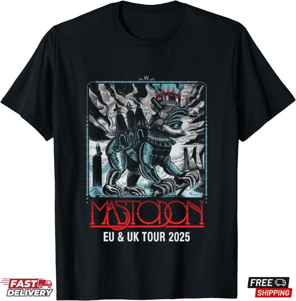 Mastodon Tour 2025 T-Shirt, Heavy Metal Band Shirt, Gift for Fans Unisex T-Shirt S