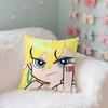 Anime Ppanty And Sstockings Throw Pillow Covers Pattern Cushion Cover Suitable For Sofa Bedroom Car Pillow Cover