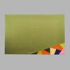 Yamashita Kogei Color Made In Solid 31x45cm Placemat, Play, Green, 100% Cotton, Japan, Color,