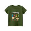 St. St. Patrick's Day Kleinkind Mädchen Junge T-Shirts Kinder Oberteil Jungen und Mädchen Bedrucktes Kurzarm-T-Shirt