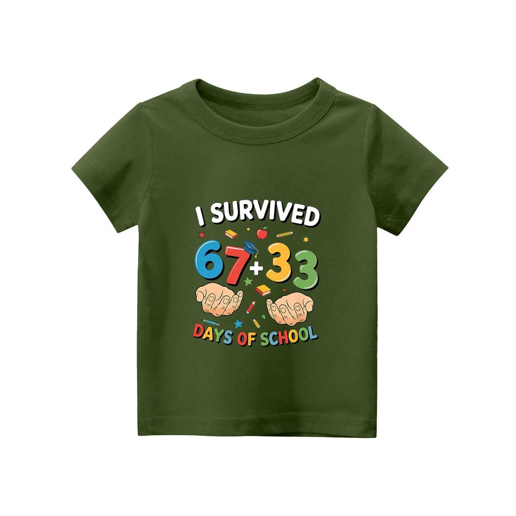 St. St. Patrick's Day Kleinkind Mädchen Junge T-Shirts Kinder Oberteil Jungen und Mädchen Bedrucktes Kurzarm-T-Shirt