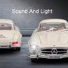 1:22 300SL SL63 NA1 Model Toy Car Diecast Metal Sound Light Pull Back Shock Absorption Miniature Sports Cars Models Boys Gifts