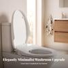 NonElectric Toilet Seat with Rinse | Adjustable Mounting Spacing, Spray