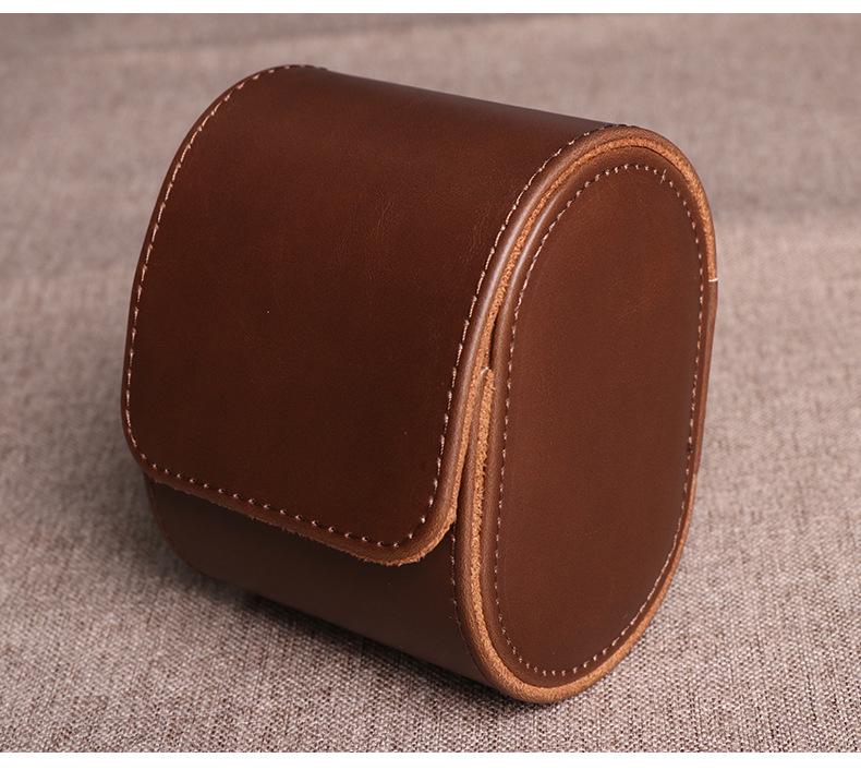 Waterproof PU Leather Watch Storage Box with 1-3 Slots - Stain-Resistant Gift Packaging