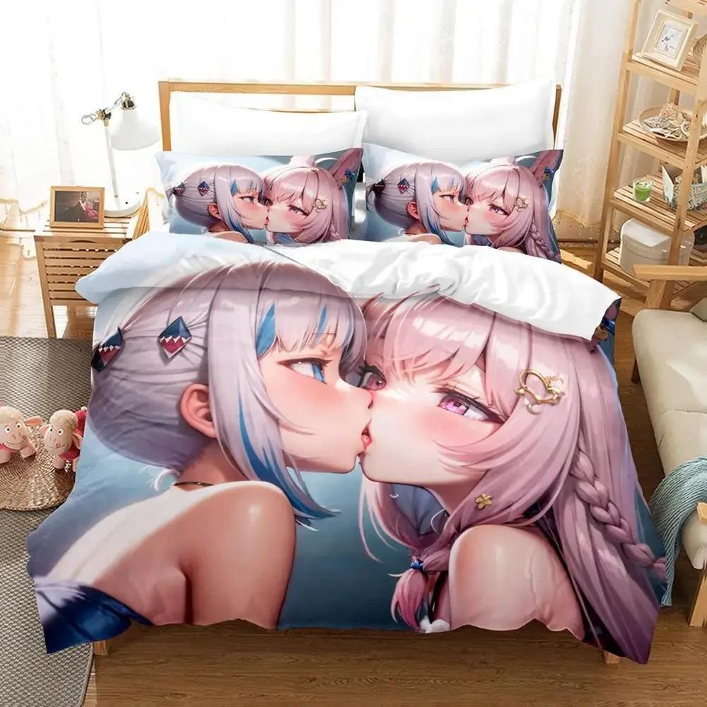

Modern Comfortable Kawaii Pipkin Pippa Size Bed Adult Kid Bedroom Sets Anime Single Twin Full Queen King Quilt Comforter (quilt)-EU Single(135*200cm)3pcs