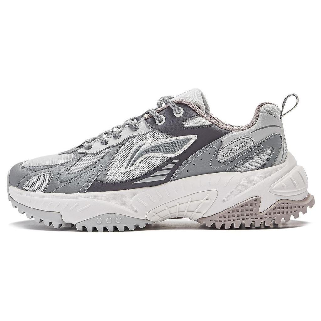 New LiNing Venus 2.0 Wear Resistant Slip Resistant Low Top Casual Shoes Women's Gray AGCT312-3