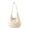 Shoulder bag Large capacity tote bag First layer real cowhide bucket bag Underarm women's bag
