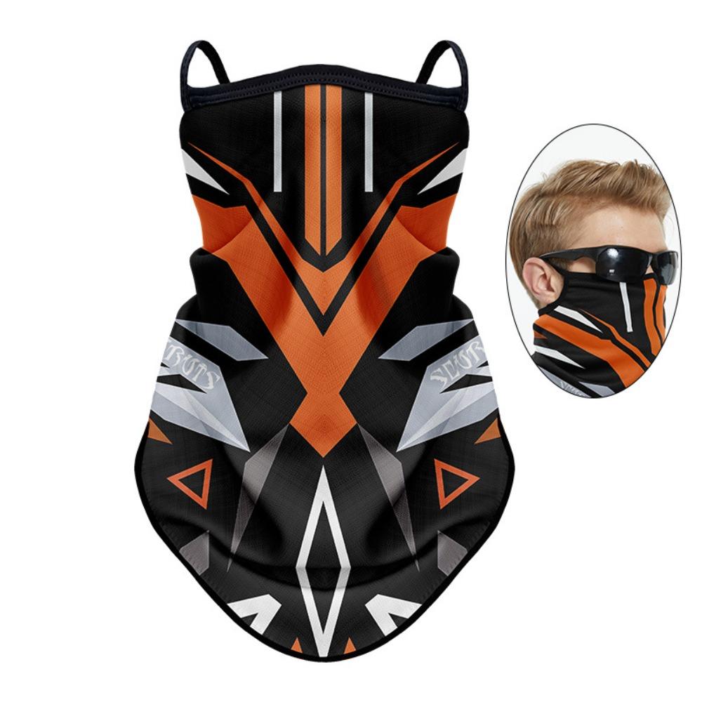 Breathable Cycling Face Scarf Ear-hanging Motorcycle Headscarf Summer Riding Mask Mountaineering Style 1