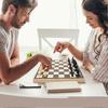 New product,Chess game, chess board wood, chess game wood - 30 x 30 cm 26-27s