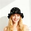 Foldable Wide Brimmed Knit Fisherman Hat Crochet Design Foldable Headwear For Women And Girls