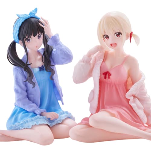 Licorice Recoil Desktop Cute Figures: Sensoku Nishikigi and Takina Inoue - Roomwear ver. - Set of 2