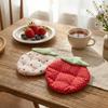 Kawaii Strawberry Coaster Heat Resistant Drink Cup Mat Anti-Scalding Mat Photography Props