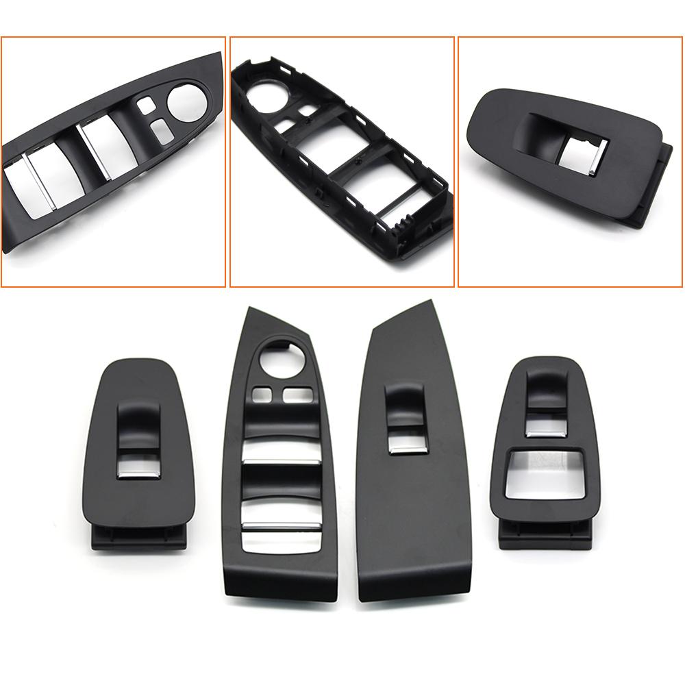 F07 LHD RHD Car Interior Front Rear Left Right Door Window Switch Cover Armrest Panel Cover For BMW 5GT Gran Turismo 2010-2017