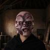 Spooky Cosplay Face Mask Halloween 3 Horror Mask, Latex Triple Head Prop for Creepy Masks Haunted House, Breathable Scary Stitched Full Adults
