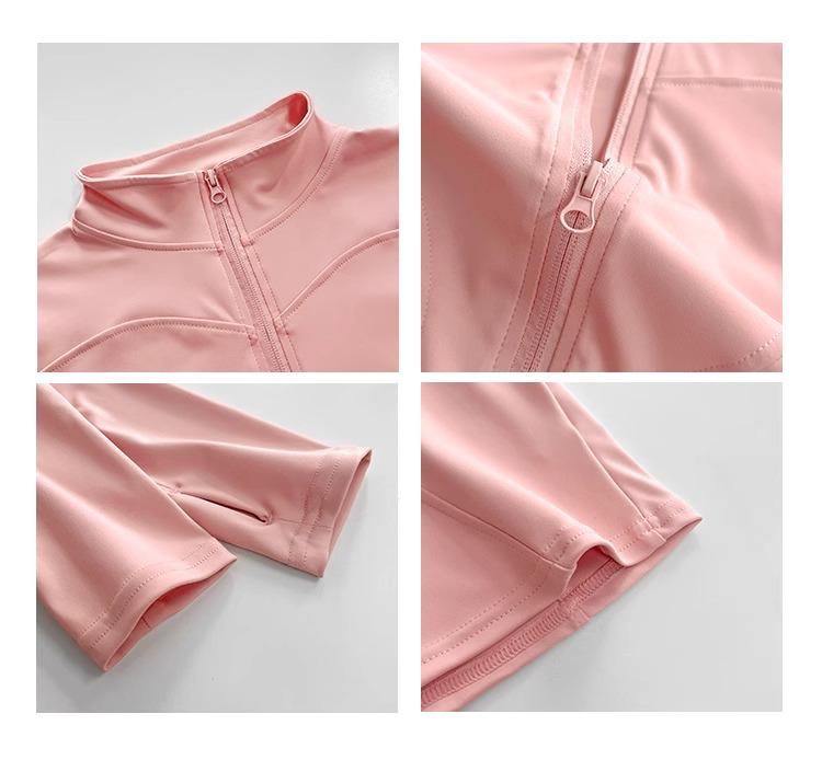 Giacca Sportiva da Donna Asciugatura Rapida Protezione UV Vestibilità Slim per Yoga e Corsa