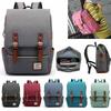 Luxurious Durable Canvas Leather Travel Backpack With Comfortable Shoulder Strap